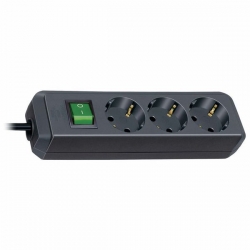 Brennenstuhl Eco-L 3 Way Split Sw 5m BK