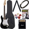 Harley Benton ST-20 BK Standard Serie Bundle