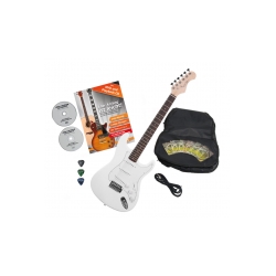 Rocktile Sphere Classic Electric Guitar Wh Bundle
