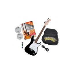 Rocktile Sphere Classic Electric Guitar Black Bundle