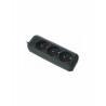 Brennenstuhl Eco-L 3 Way Split 1,5m BK