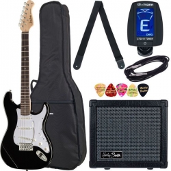 Harley Benton ST-20 BK Standard Jam Pack