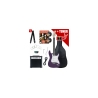 Rocktile ST Pack Electric Guitar Set Purple with tuner