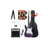 Rocktile ST Pack Electric Guitar Set Purple with tuner
