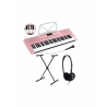 Mc Grey LK-6120-Mic Set Pian Portabil Roz