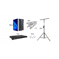 Profixx Ecran Led P3.91 outdoor - 3x2m (6 mp) + VX400 SET + SWU 400