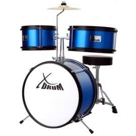 XDrum Junior KIDS drums incl. DVD blue