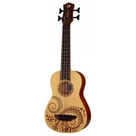 Luna Guitars Tattoo Ukulele Bass
