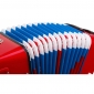 Classic Cantabile Bambino children's accordion, red