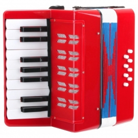Classic Cantabile Bambino children's accordion, red