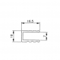 Penn-Elcom EG-0650 U Extrusion 7mm