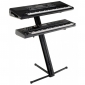 Classic Cantabile KS-100 Double Keyboard Stand Black