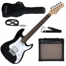 Rocktile Sphere Junior Electric Guitar 3/4 Black SET