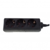 Stairville 3 Way Power Split Black