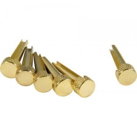 dAndrea Bridge Pins Solid Brass Flat