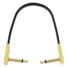 ROCKBOARD FLAT PATCH CABLE GOLD 20 CM