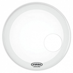EVANS 22" EQ3 RESO BD COATED WHITE