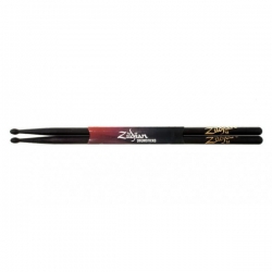 ZILDJIAN 5A BLACK HICKORY STICKS -WOOD-