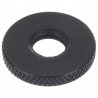 K&M THUMBWHEEL ALU BK