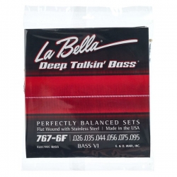 LA BELLA 767-6F BASS VI FLAT M