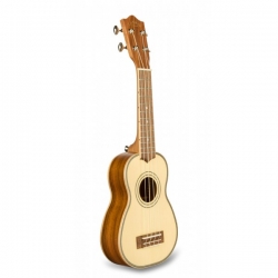 LANIKAI SPRUCE SOLID TOP MORADO BACK AND SIDE SOPRANO UKULELE