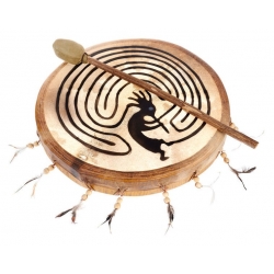 Terre Shaman Drum 45cm Kokopelli