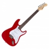 MCGREY ROCKIT ELECTRIC GUITAR ST COMPLETE SET FIESTA RED