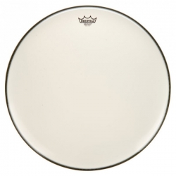 REMO 22" AMBASSADOR WHITE SMOOTH