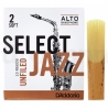 DADDARIO SELECT JAZZ UNFILED 2S SAX ALTO