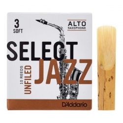 DADDARIO SELECT JAZZ UNFILED 3S SAX ALTO
