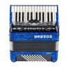 HOHNER BRAVO II 48 BLUE SILENT KEY