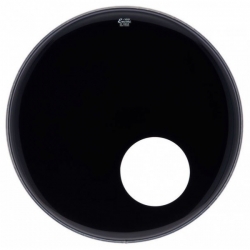 REMO ENCORE 22" AMBA. EBONY BD HOLE