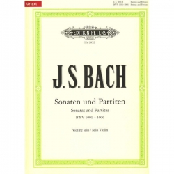 EDITION PETERS BACH SONATAS PARTITAS VIOLIN
