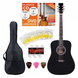 CLASSIC CANTABILE ACOUSTIC GUITAR STARTER BLACK
