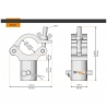 GLOBAL TRUSS 5034-1B HALF COUPLER SPACER