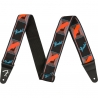 FENDER NEON STRAP BLUE/ORANGE