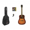 EKO ONE D VINTAGE BURST SET